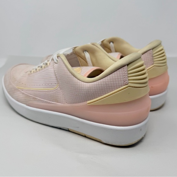 Nike Air Jordan Retro 2 Pink and Gold Sneakers - Picture 7 of 16